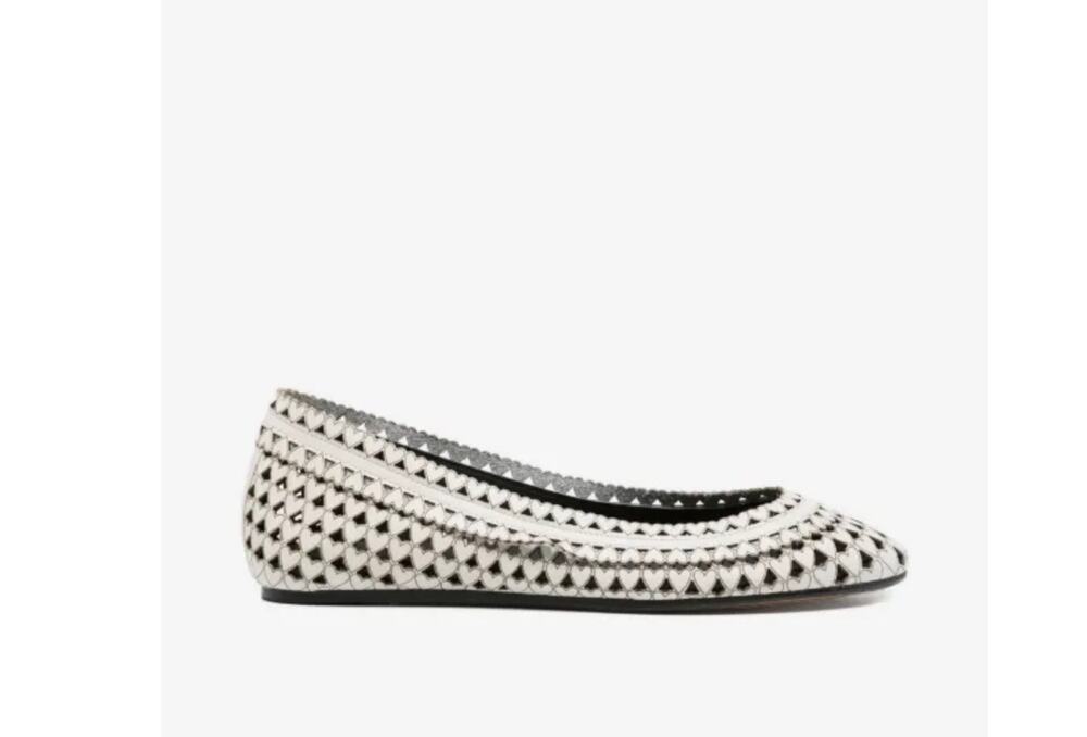 Isabel Marant Belni Ballet Flats in Chalk 39